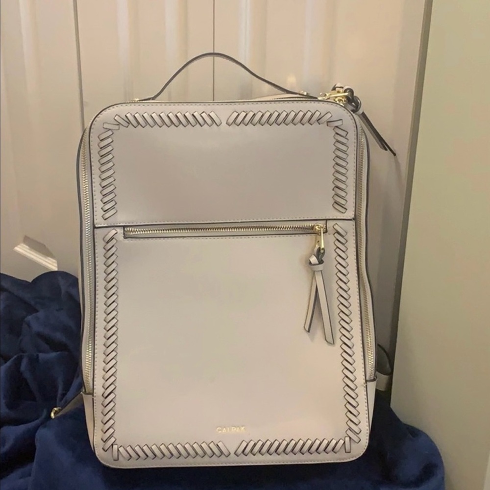 CALPAK Kaya 15 inch Laptop Backpack in tan